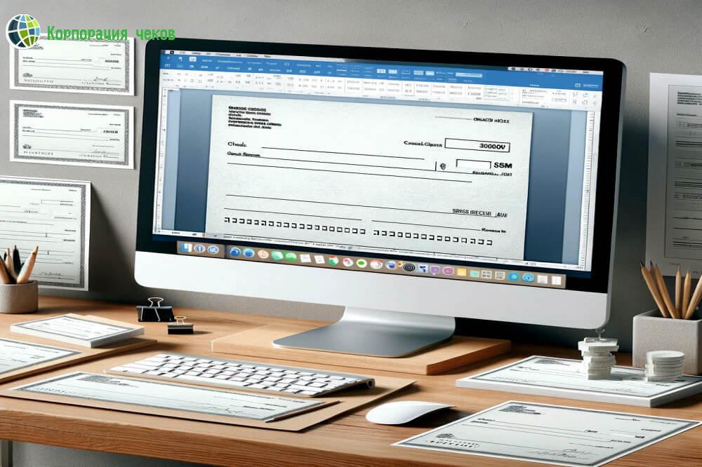 бланк чека скачать бесплатно в word